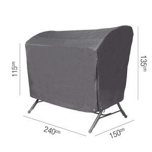 AeroCover Schutzhülle für Hollywoodschaukel 240x150x135/115cm Polyester