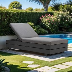 Solpuri Boxx Loungeliege 207 cm Aluminium inkl. Polster