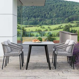 Stern Odea Gartenmöbelset 5- tlg. mit Tisch 180x100cm