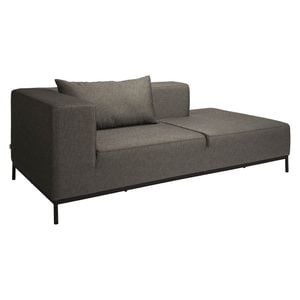 Stern Taavi Recamiere rechts Aluminium/Outdoorstoff