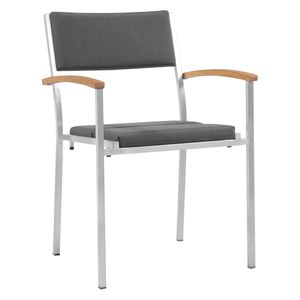 Zebra Quadux Stapelsessel Edelstahl/Tuvatextil