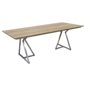 Zebra Triangel Gartentisch 210x100cm