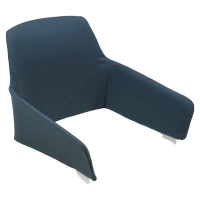 Idee-home Outdoor-Sitzkissen 4er Set – Wasserdicht, 48,3x48,3 Cm, Mit Bändern, Schwarz, Für Gartenstühle