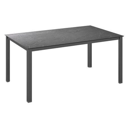Kettler Cubic Gartentisch 160x95 cm Aluminium/HPL Anthrazit/Jura