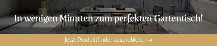 Banner Gartentisch-Finder