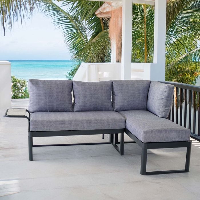 Ecklounge OUTLIV. Pandora aus Aluminium & Polyester