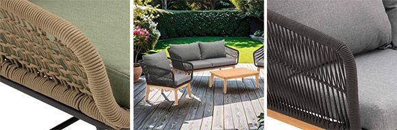 Detailbilder aus der OUTLIV. Gartenmöbel-Kollektion Rope