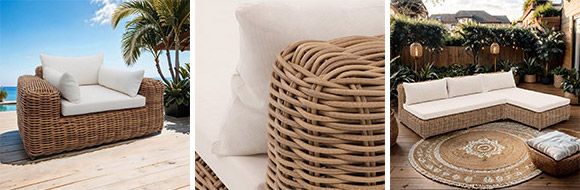 Detailbilder aus der OUTLIV. Gartenmöbel-Kollektion Wicker