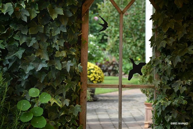 Fenster im Garten