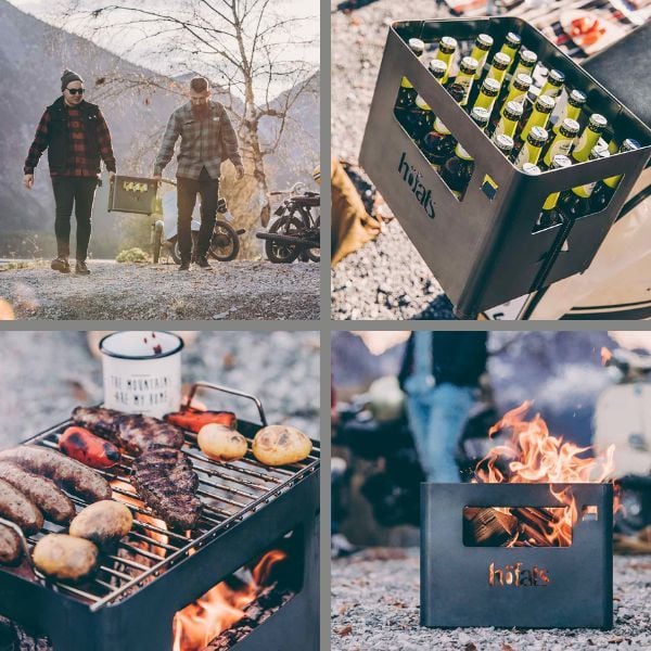 Grill-Gadget: Höfats Beer Box Feuerkorb