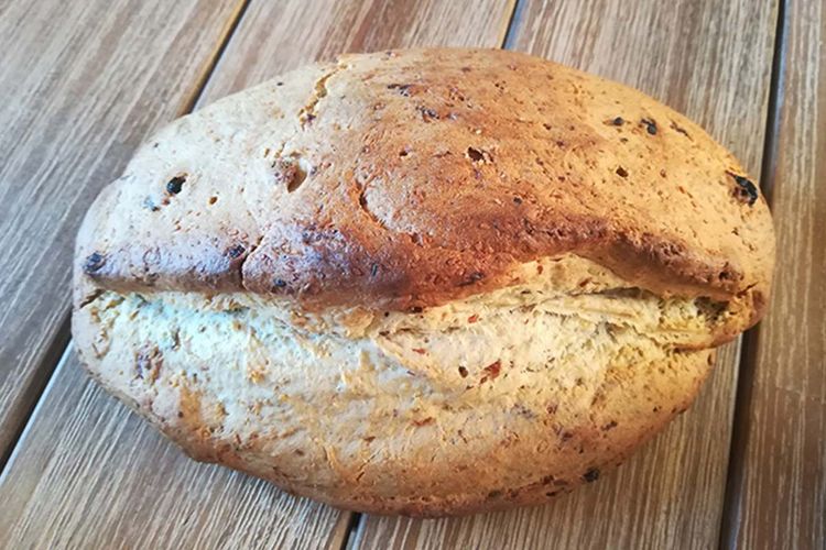 Stollen fertig gebacken