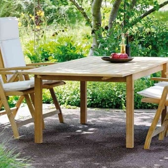 Gartentische aus Teak