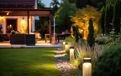 Beleuchtung im Garten