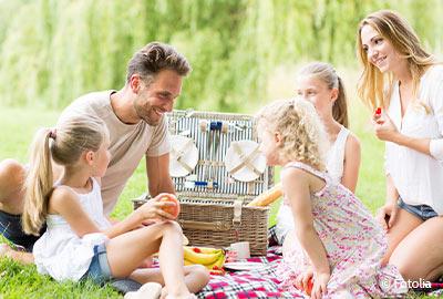 Picknick im Garten