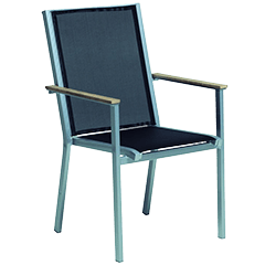 Stapelstühle Blau