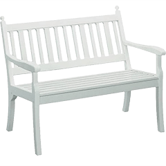  Weiße Gartenbänke