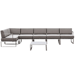 Lounge Sets Edelstahl