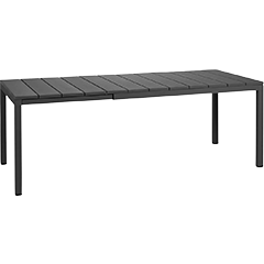 Gartentisch Metall Kunststoff