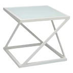 Outdoor Beistelltische weiß