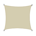 Sonnensegel Beige