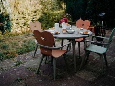 Herzchen-Design der Gartenstühle von MBM bei janasjournal 