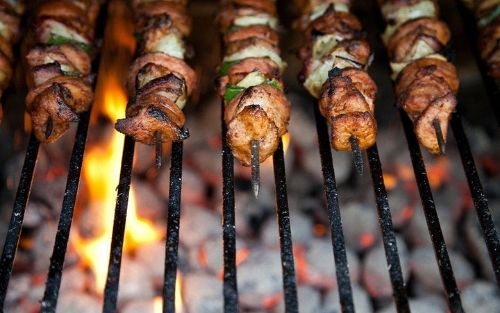 Direktes Grillen