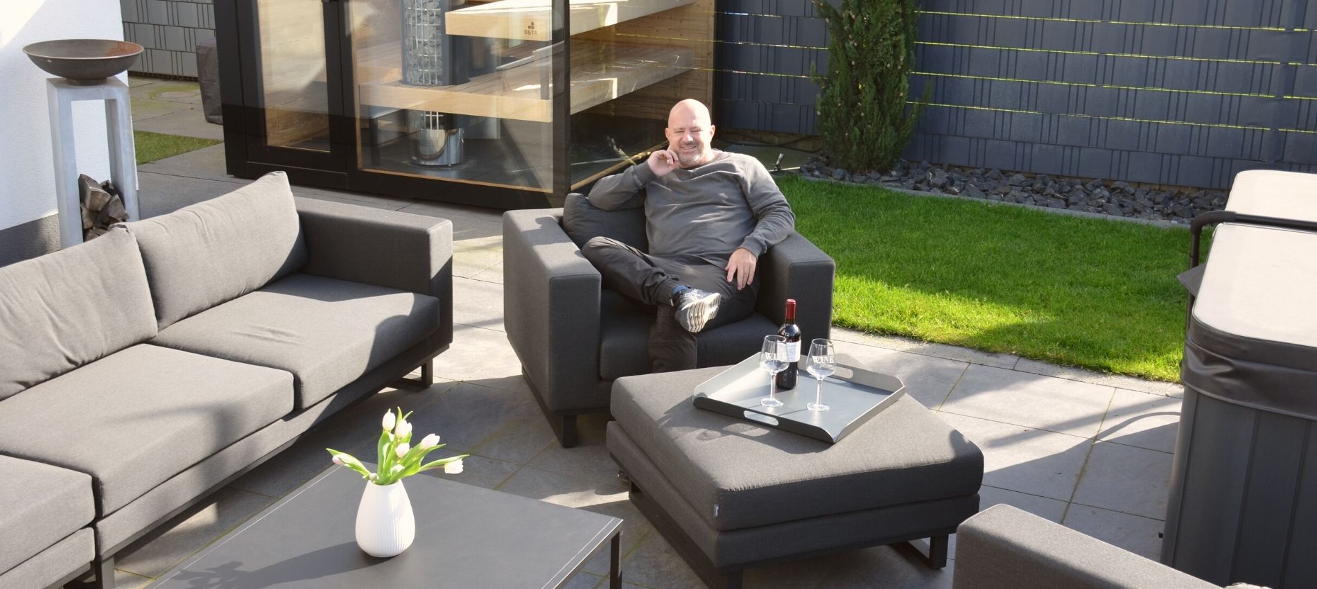 Detlef Steves auf Gartenlounge